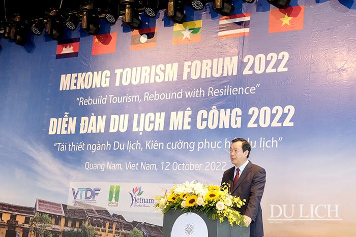 Tổng cục trưởng Tổng cục Du lịch Việt Nam Nguyễn Trùng Khánh phát biểu chào mừng